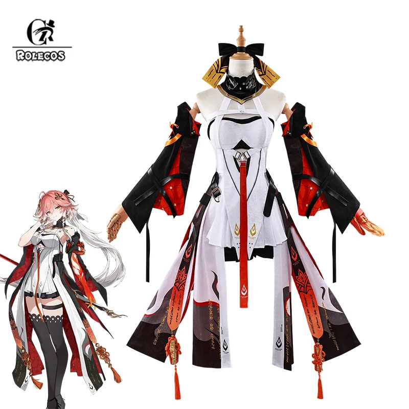 ROLECOS Game Wuthering Waves Changli Cosplay Costume Jinzhou Magistrate Counselor Changli Dress Women Halloween Party Outfit