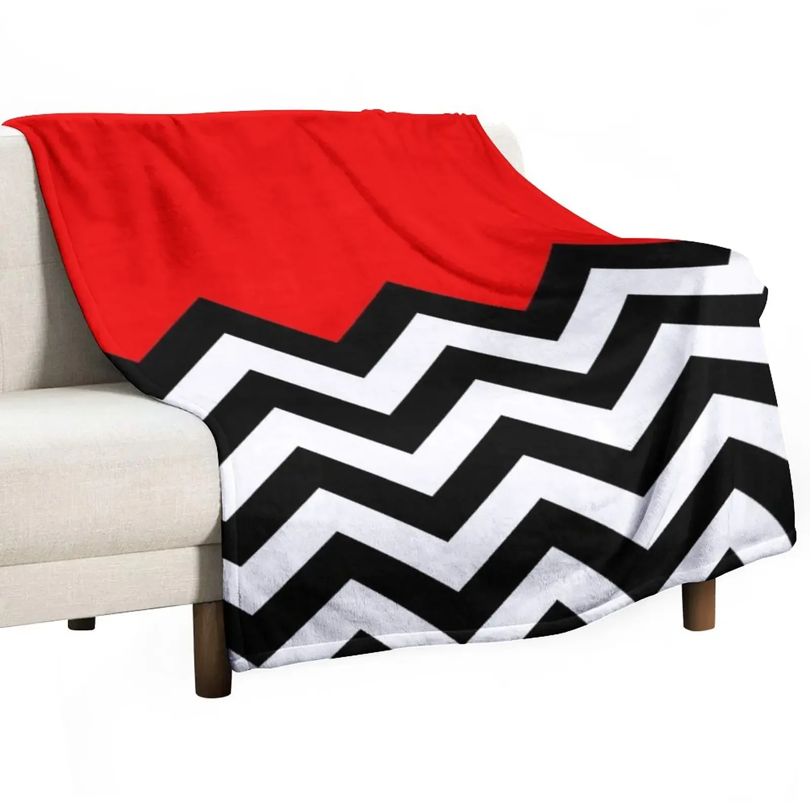 Twin Peaks - Black Lodge Pattern Throw Blanket Beach Blanket Nap Blanket