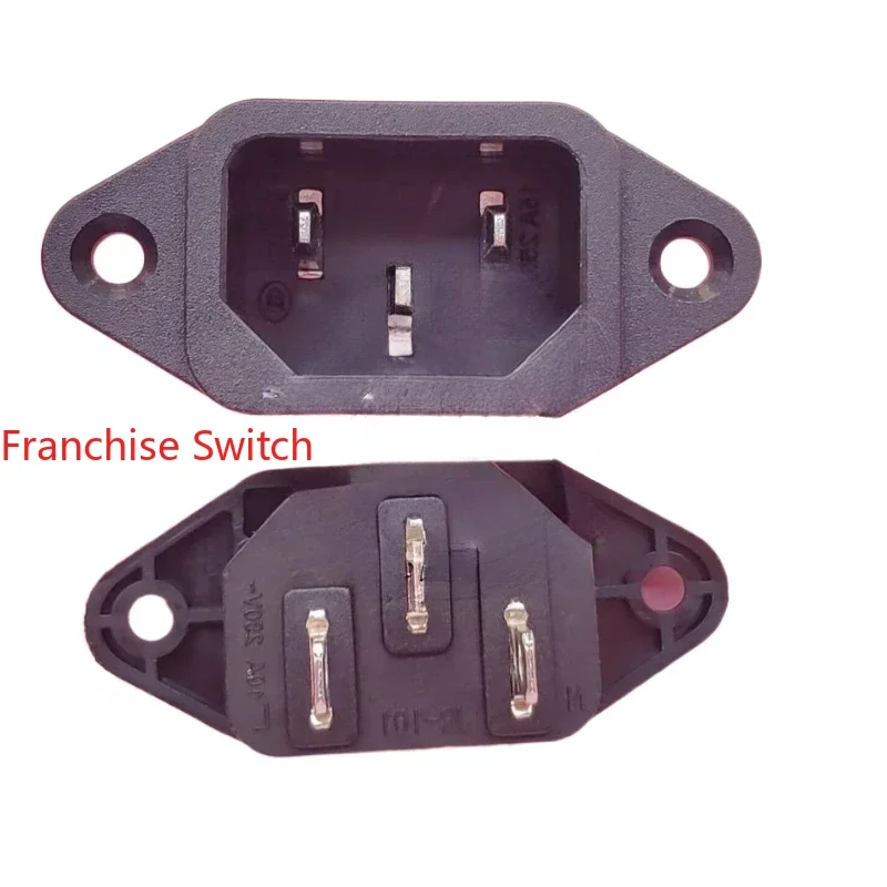 10PCS multifunctional electric heating pot tail socket AC power supply plug , wok  15A