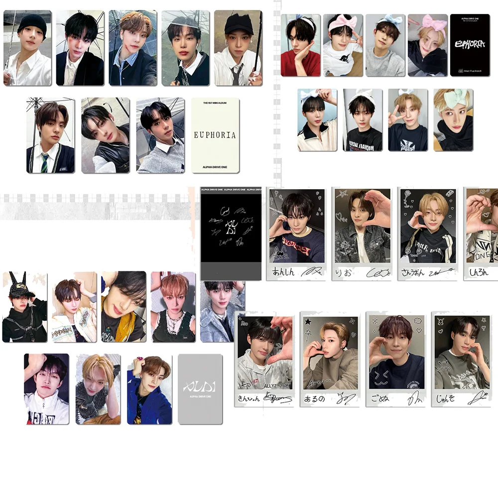 6 Piezas de Tarjetas Fotográficas ALD1 1st Mini Album EUPHORIA HD, JUNSEO, ARNO, LEO, GEONWOO, SANGWON, XINLONG, ANXIN, SANGHYEON, Tarjetas LOMO Brillantes