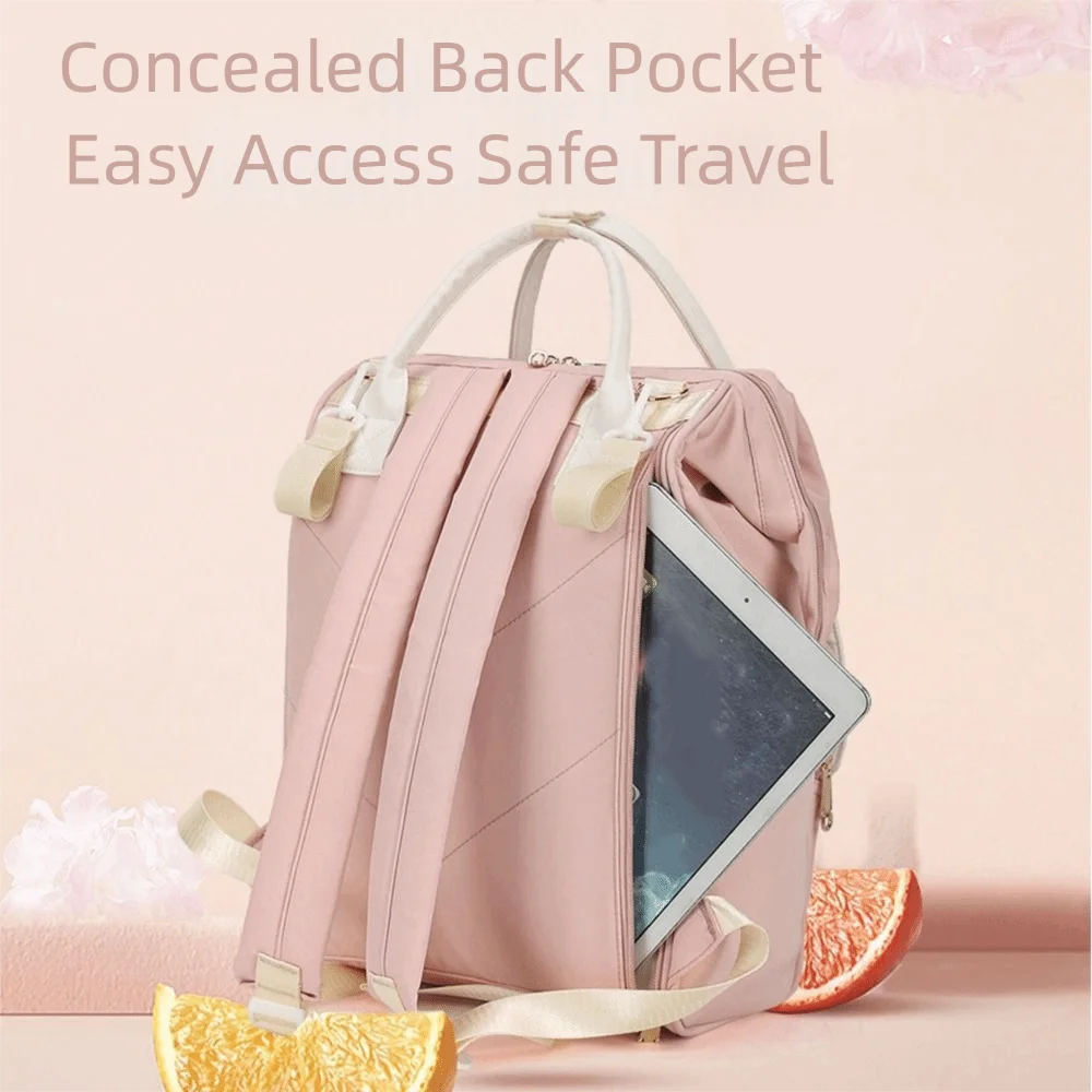 Korean Style Diaper Bag Backpack Waterproof Large Capacity Maternity Bag Wear-resistant Durable Mommy Bag Baby Care