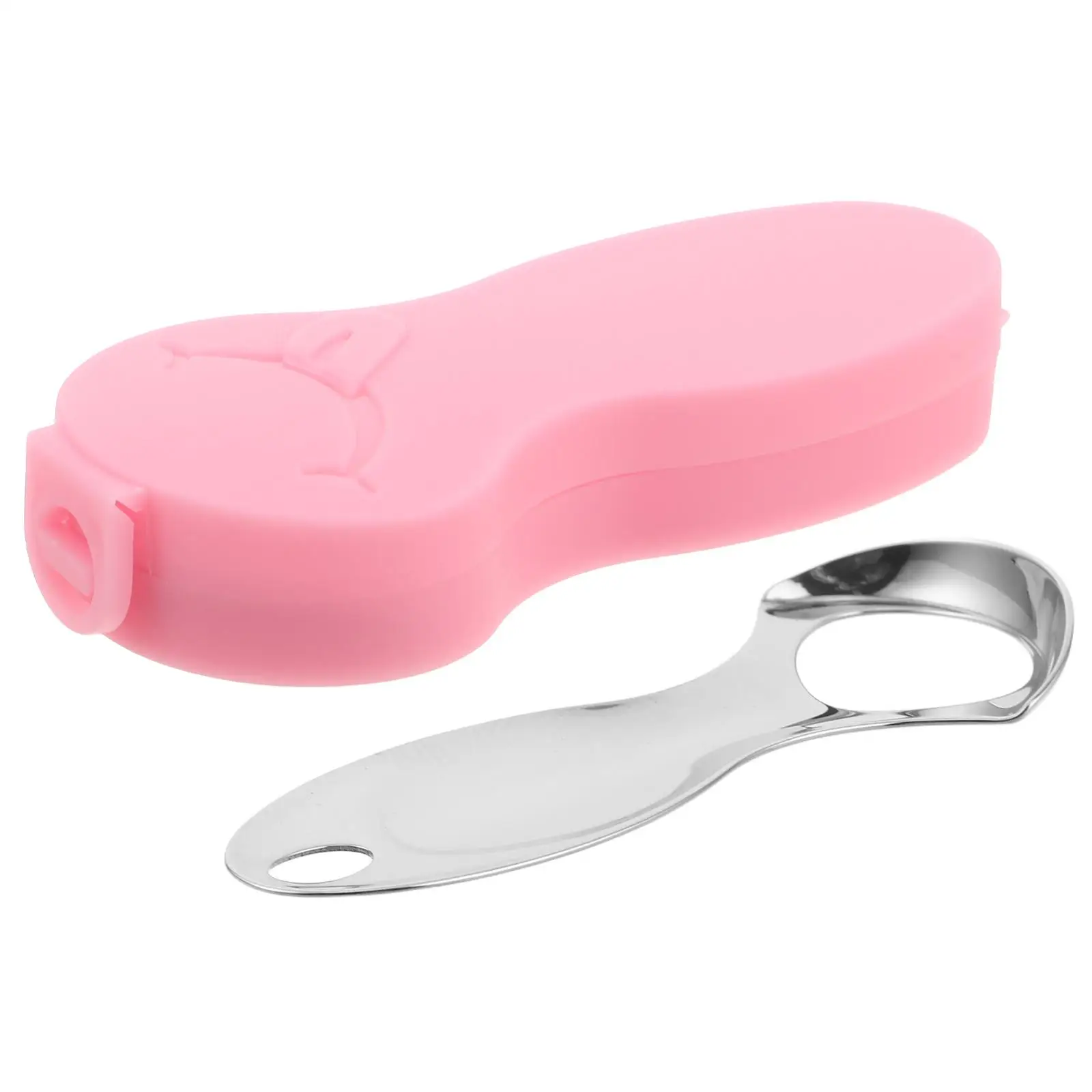 

Tongue Cleaner Kids Scraper Oral Brush Cleaning Tools Stainless Steel Mini Portable For Children Travel Home Use