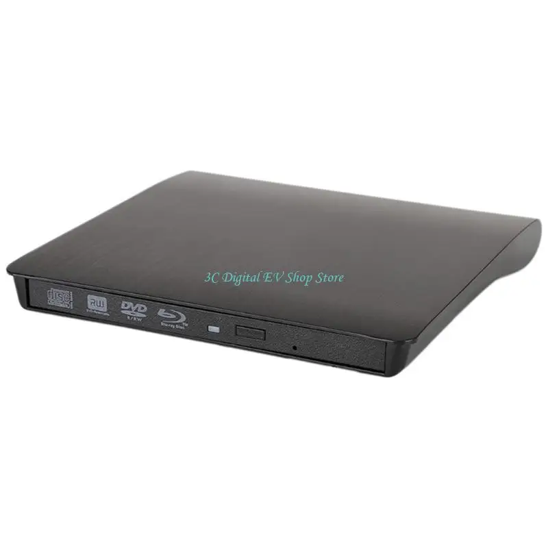 محرك أقراص DVD خارجي E74D، مشغل محرك أقراص مضغوطة محمول USB لأجهزة الكمبيوتر المحمول DVD ROM لـ Burne #5