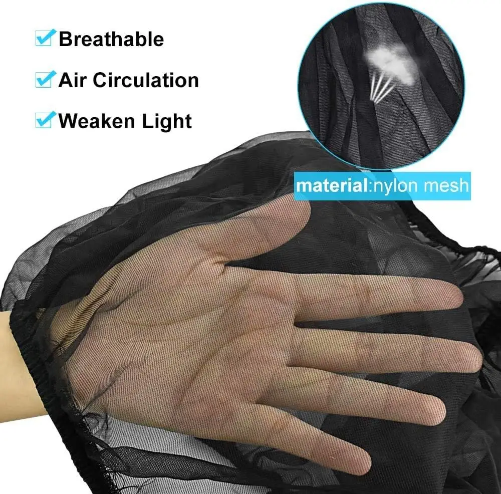 Universal Mesh Bird Cage Cover Shell Skirt Net Easy Cleaning Catcher Guard Bird Cage Stretchy Mesh Parrot Bird Cage Net
