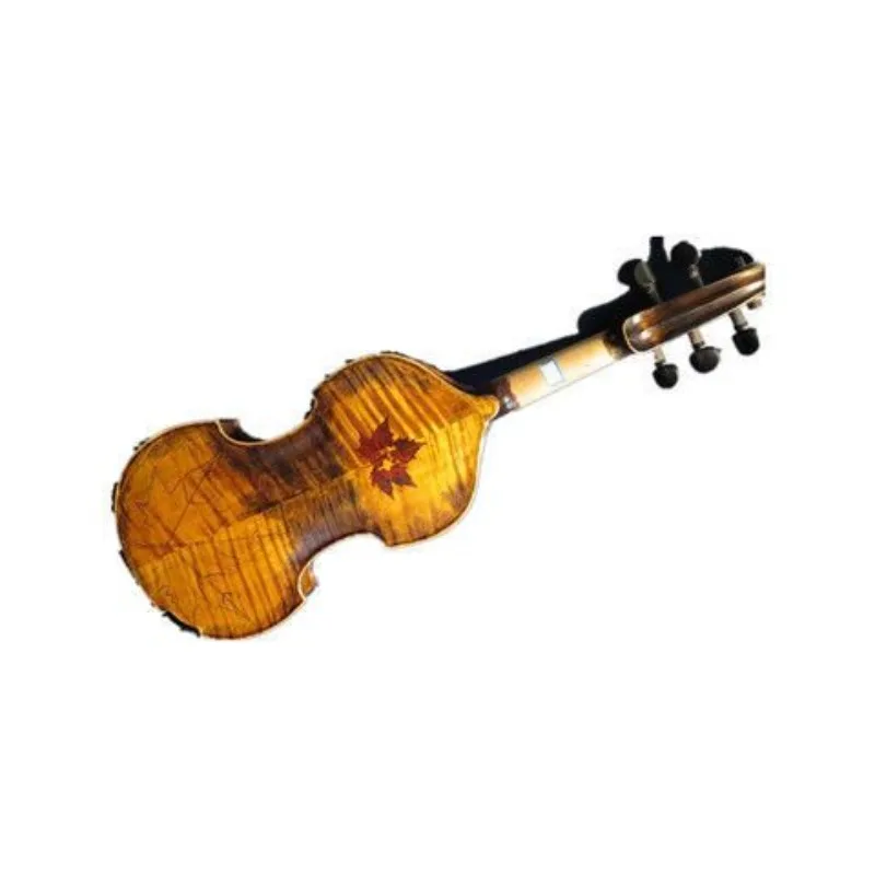 Master engraved/inlaid 5-string violin