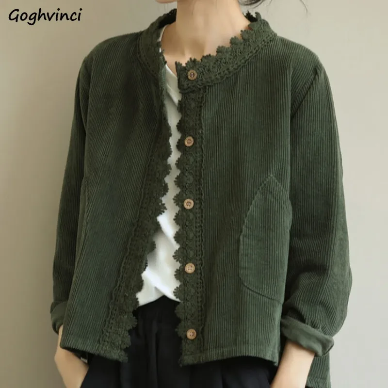 

basic jackets for women retro design fashion female spring clothing all-match daily korean style popular solid single breasted