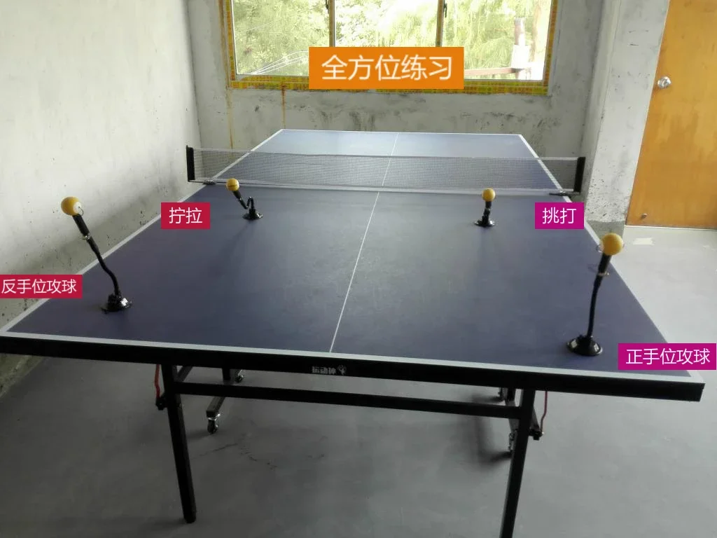 Table Tennis Practitioner Trainer Techniques Standardized Serving Machine Home Professional Self Training