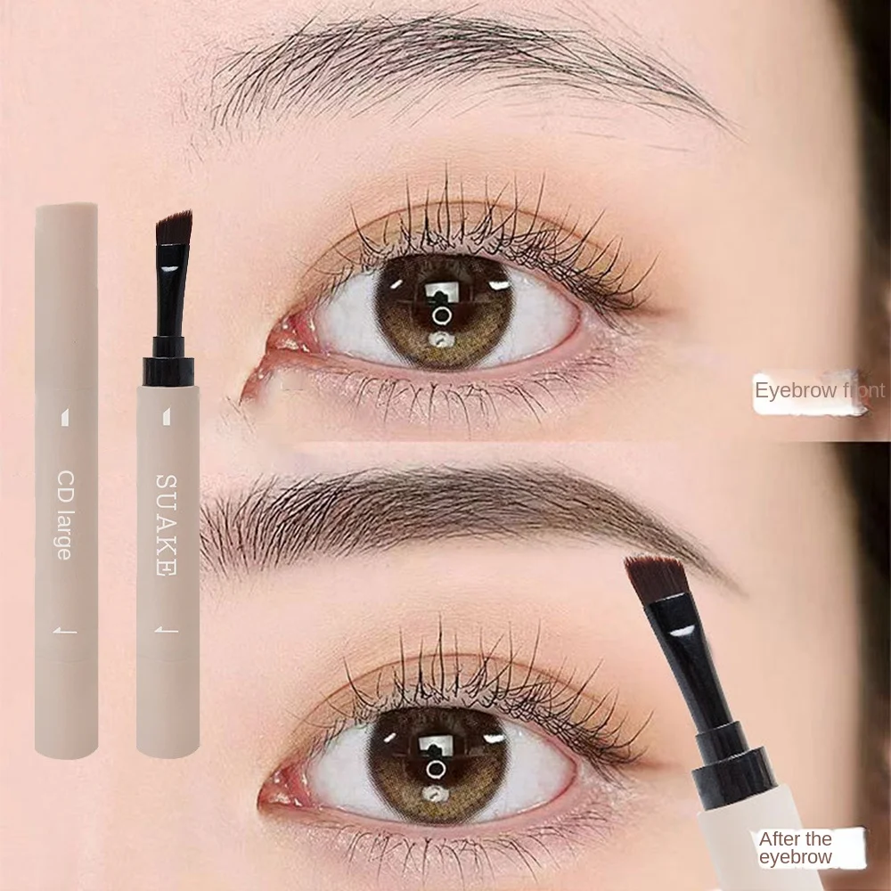 Brow Pomade 3D Eyebrow Pencil Applicator Brown Longlasting Eyebrow Gel Tint Waterproof Quick-drying Eyebrow Cream Eye Makeup