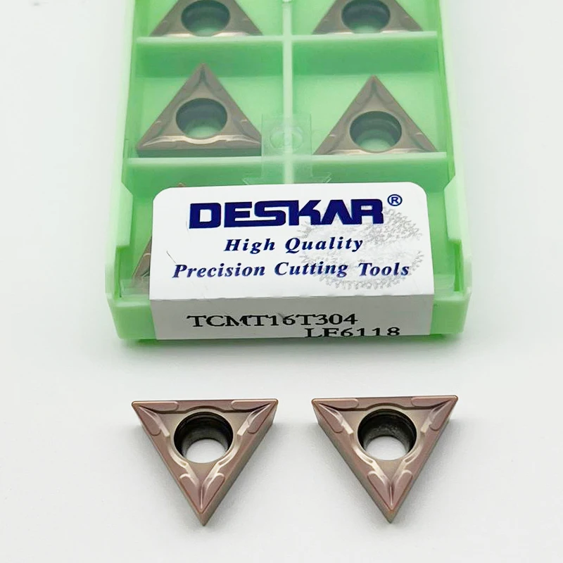 

TCMT110204 TCMT110208 TCMT16T304 TCMT16T308 LF6018 LF6118 Carbide Inserts TCMT Internal Turning Tools For Stainless Steel