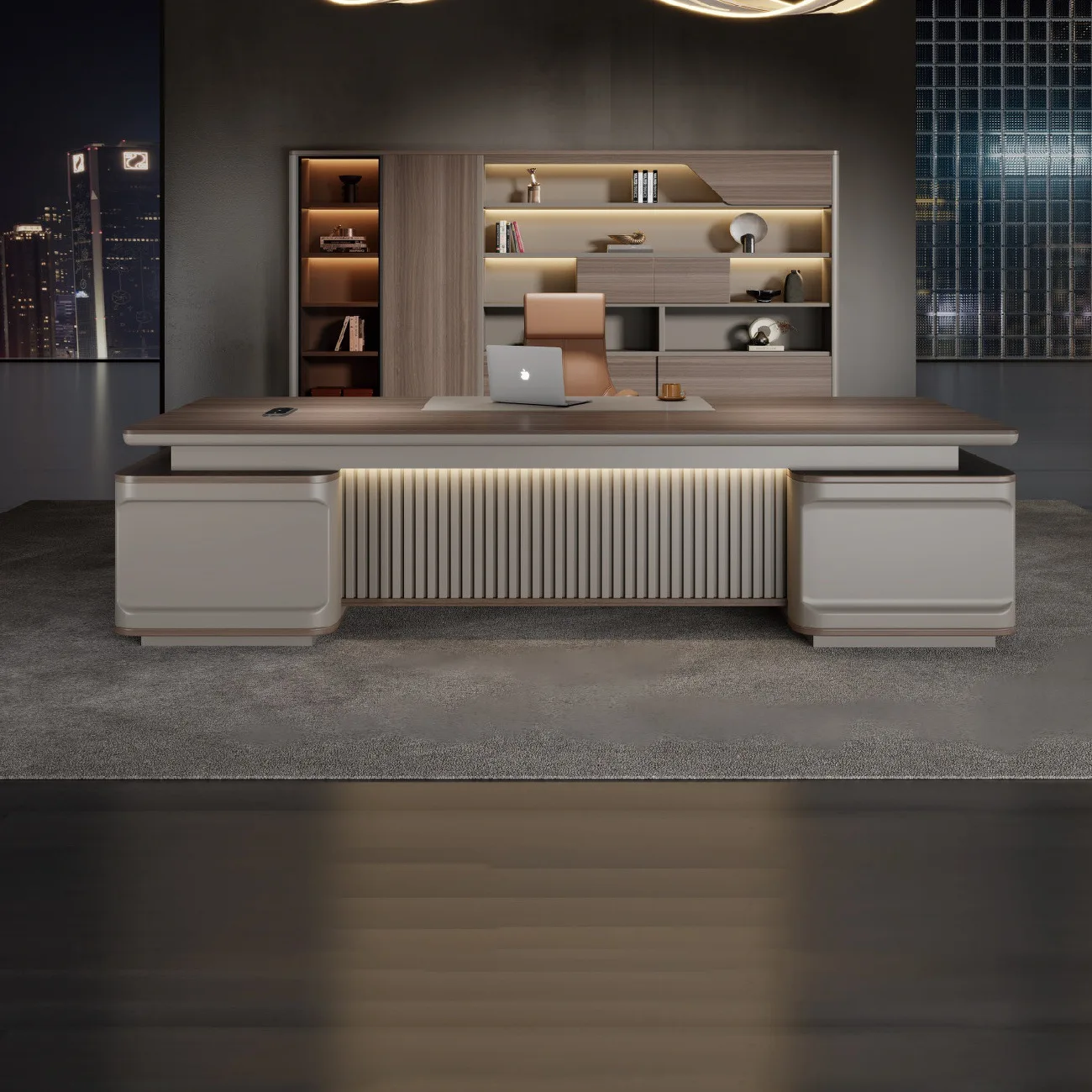 Boss office desk and chair combination simple modern light luxury senior sense president manager room supervisor desk furniture