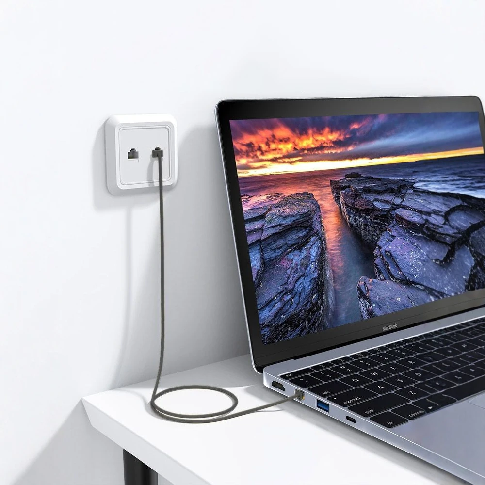 Cat6/Cat6a 24 حزمة سلك شبكة RJ45 UTP رفيع 10 جيجابت في الثانية كابل تصحيح Cat 6 للوحة تصحيح NAS PS5 للتبديل المرن