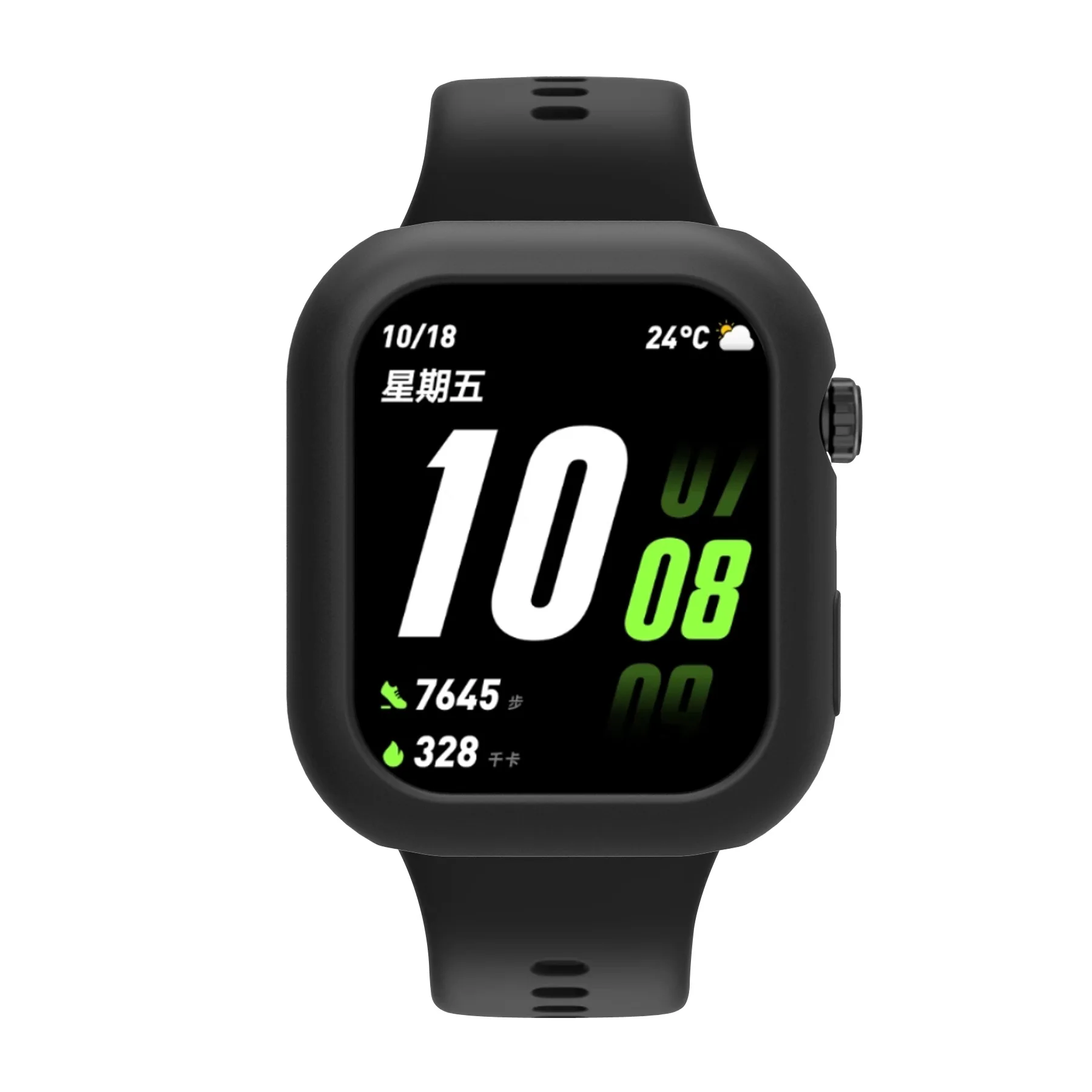 حافظة ساعة كلاسيكية من السيليكون مناسبة لساعة Honor ROSSINI 2i TPU حافظة حماية نصف عبوة