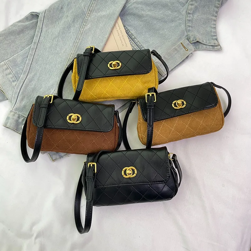 

Classic Elegant Messenger Bag For Ladies Shoulder Crossbody Bag Women's Handbag Leather Luxury Brand Fashionable