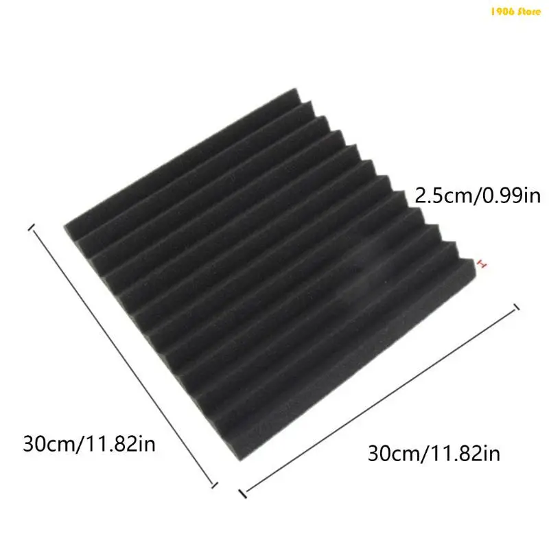 U1JB Acoustics Foams Panel Studio Soundproofing Wedges Foams Tiles Sounds Absorbing Foams Padding Acoustics Treatments Foams - view 6