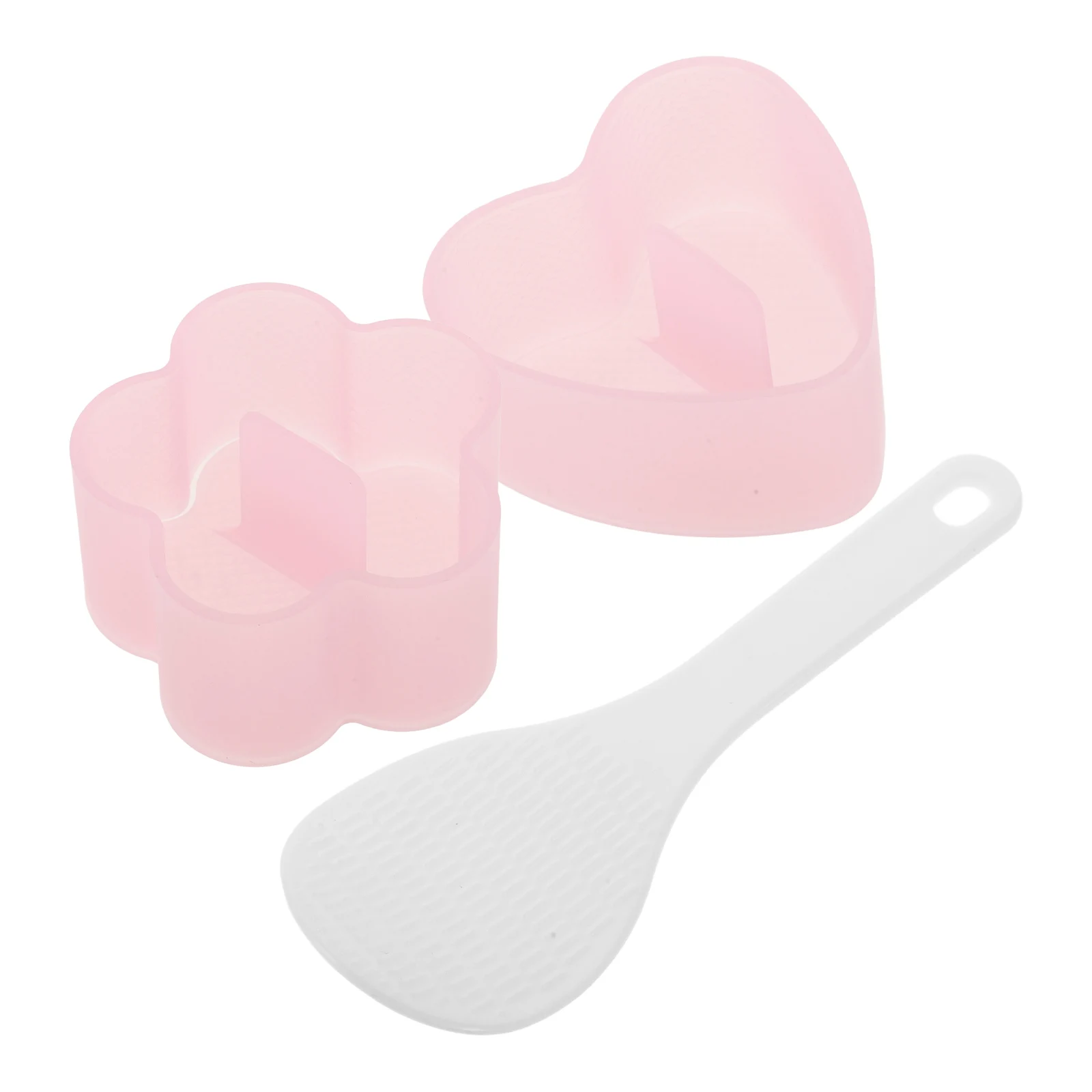 

Ball Mold Onigiri Maker Tool Japanese Style Kitchen Gadgets Sushi Making Kit Spoon Included PP Material Easy Clean for Snacks