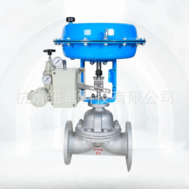 Pneumatic flange connection diaphragm valve, high pressure and high temperature steam heat transfer oil pneumatic switch globe v