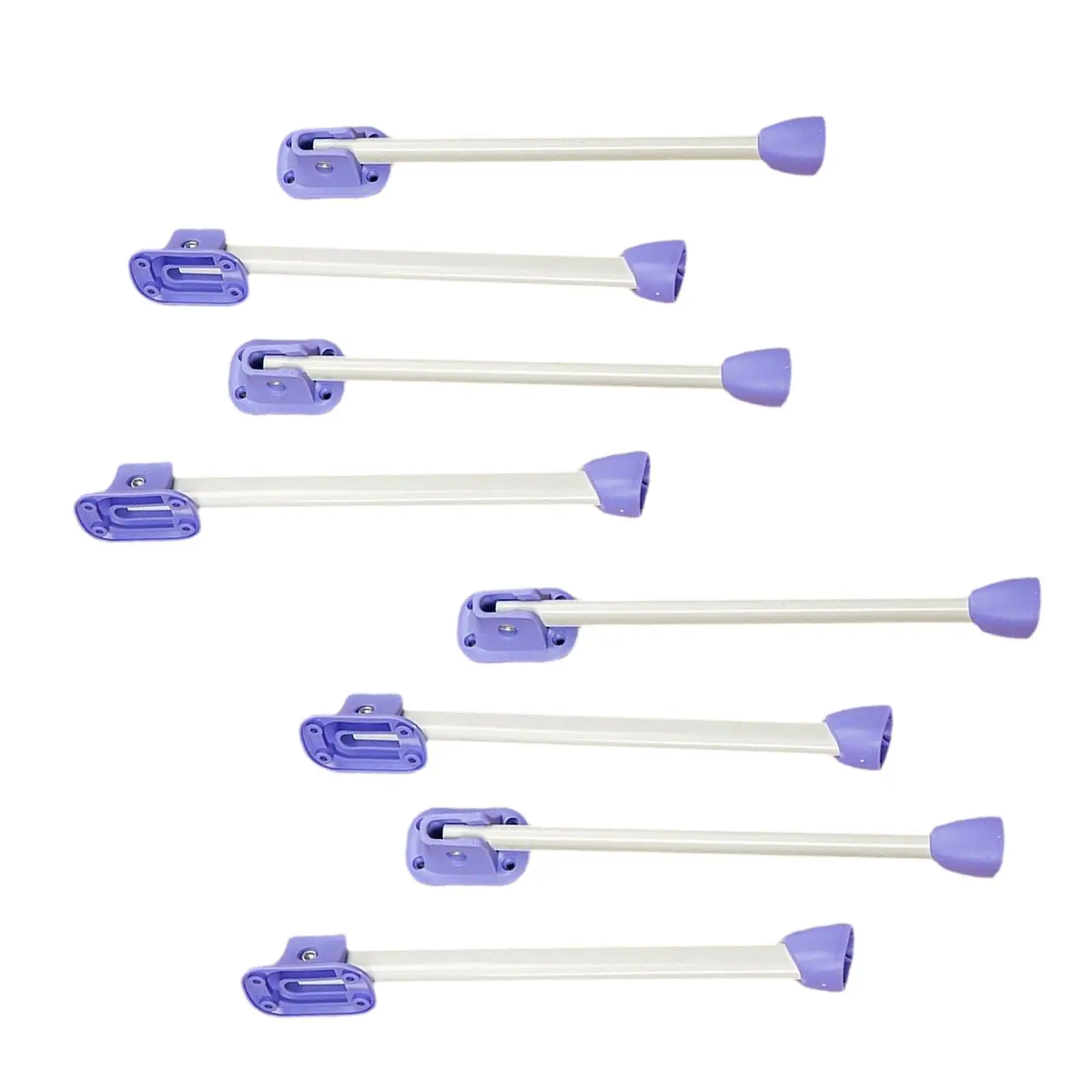 4 Pieces Folding Table Legs Sturdy Stable Easy to Install Dining Table Legs for Laptop Desk Office Night Stands Camping Bench