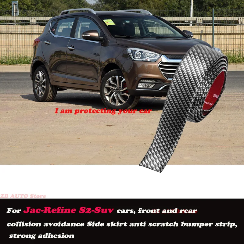 

Strong adhesive bumper strip, front and rear lip side skirts, collision and scratch resistant, suitable For Jac Refine S2 Suv