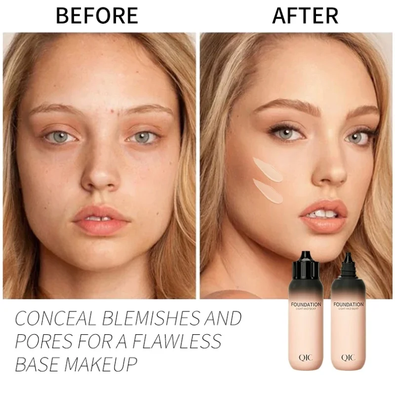 30 ml Flüssige Foundation Creme Wasserdicht Öl-kontrolle Abdeckung Akne Basis Creme Make-Up Befeuchten Matte Concealer Kosmetik