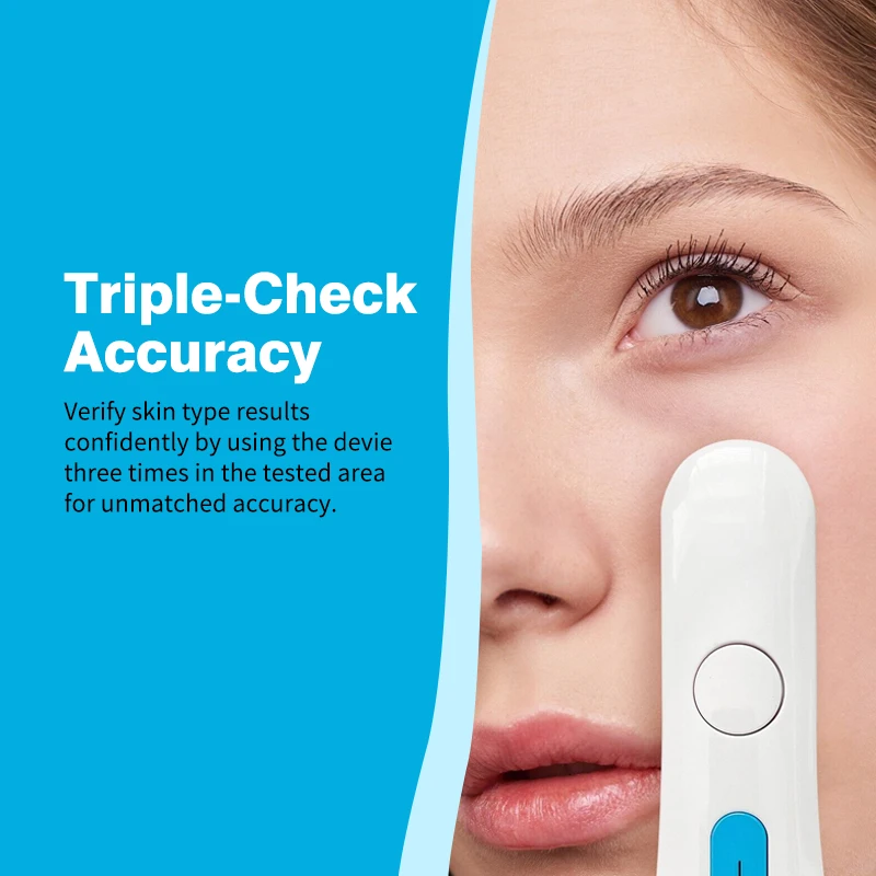 Automatyczny analizator skóry Detektor Laserowy czytnik skóry do testowania typu czujnika odcienia skóry