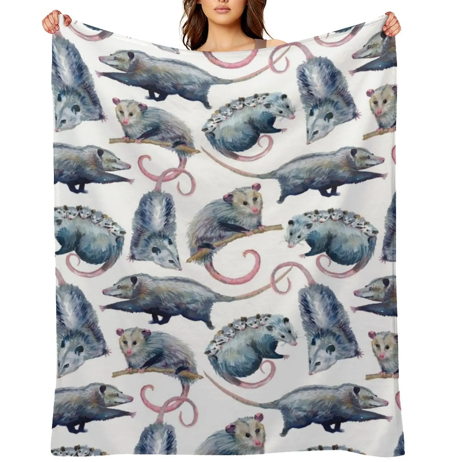

Possum Palooza Throw Blanket Sofas Bed Blankets For Bed Blankets Sofas Of Decoration Blankets