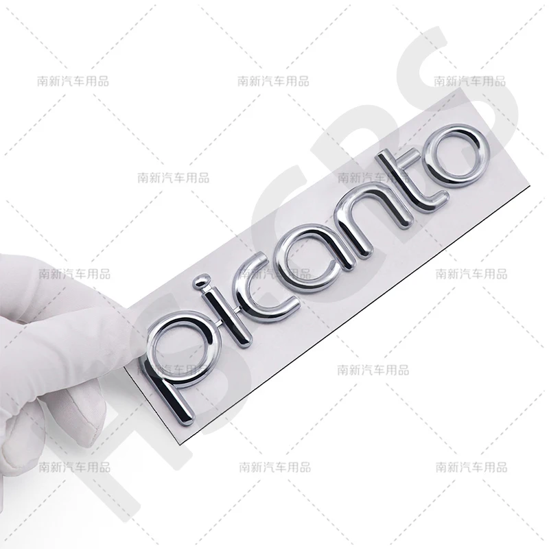 

Car ABS Rear Trunk Words Letters Picanto Letter Logo Badge Emblem Decals Sticker Nameplate Decal Car Styling Accessories
