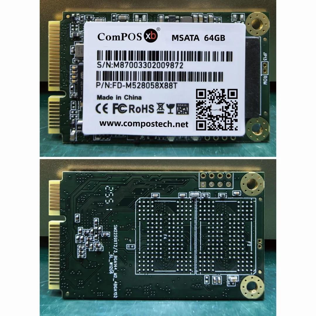 SATA SSD 64GB/128GB with 3D NAND Flash, Internal Solid State Drive for Laptops