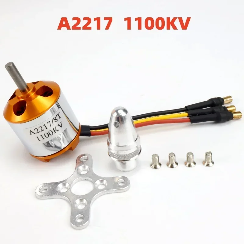 

Outrunner Brushless Motor High Torque for RC Airplane Aircraft Plane Quadrocopter Multi-copter XXD A2217 1100KV 1pcs