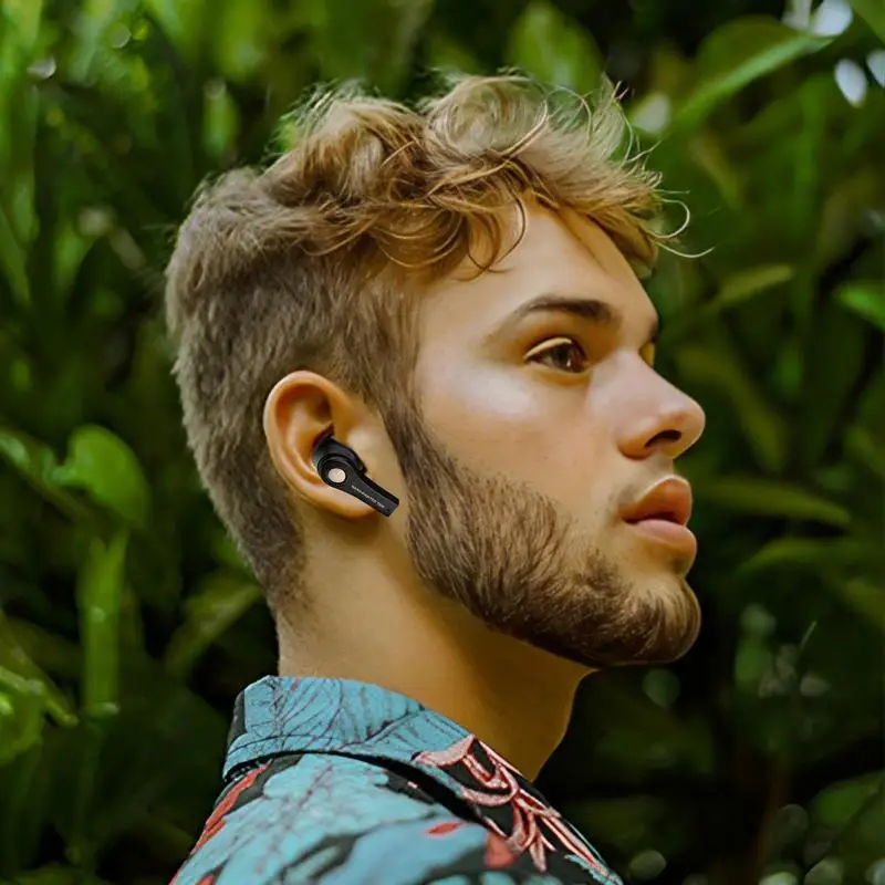 Rondaful TS-100 Wireless Earphones 5.0 Mini Earbuds Stereo Bass Noise Cancelling Sports Waterproof Earbud In Ear