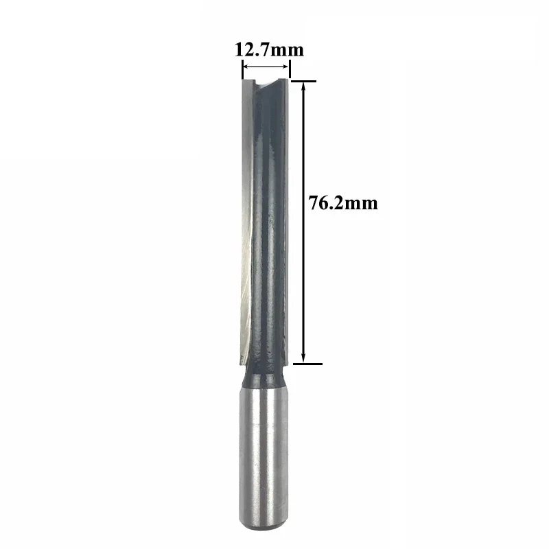 1pc 1/2 Shank Extra Long Straight Router Bit 3