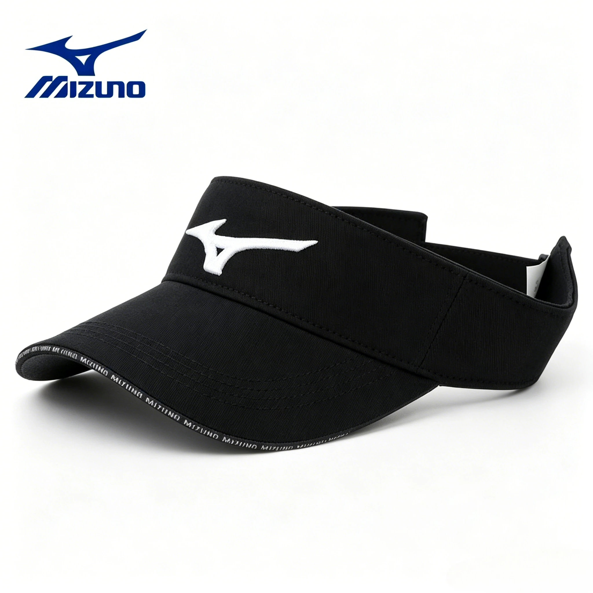 mizuno-unisex-golf-cap-tennis-hat-adjustable-strap-uv-protection-lightweight-sports-headwear-for-men-women-outdoor-sportswear
