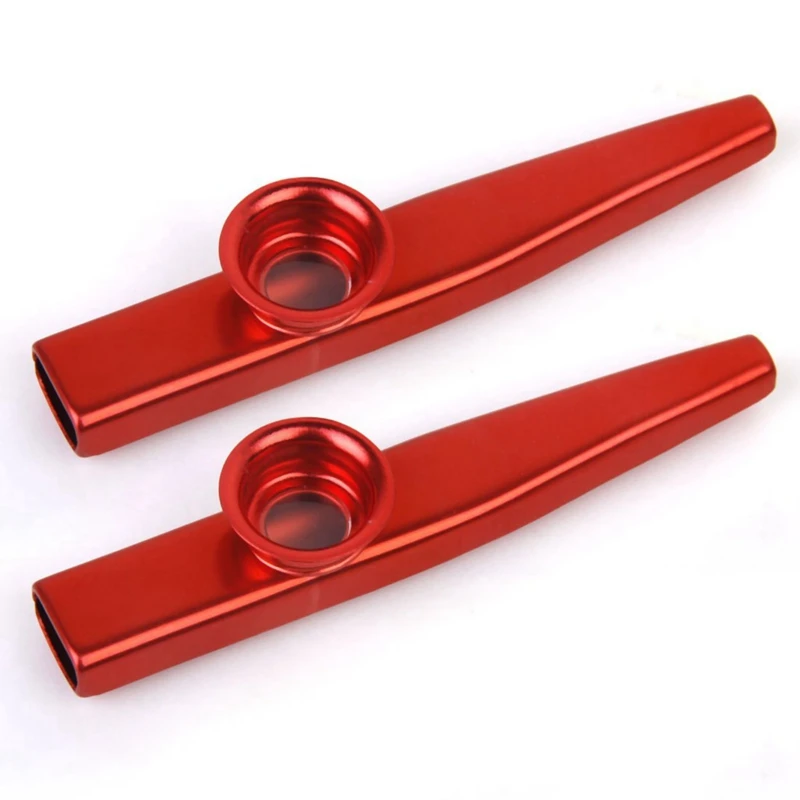 2X Mirliton Made Of Aluminum Alloy With Red Membrane