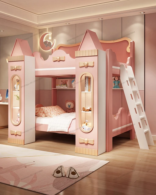 Girls princess bunk beds best sale