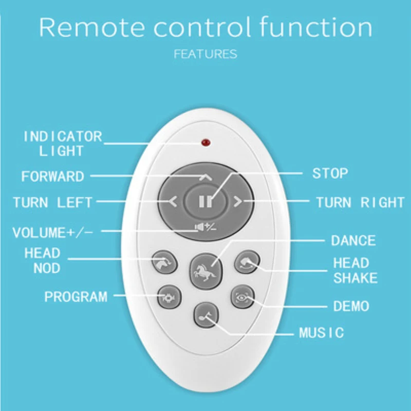 Smart Programming RC Mechanical Horse 2.4G Voice Dialogue Story Music Accompany Fun Game Walking Electric Remote Control Horse
