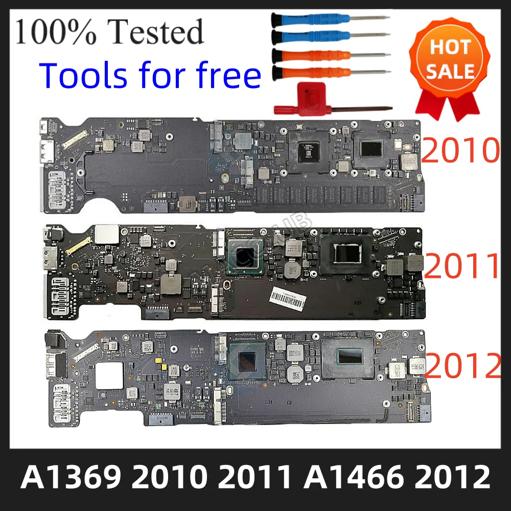 

A1466 Laptop Motherboard For MacBook Air 13" A1369 2010 2011 A1466 2012 Logic Board 820-2823-A 820-3023-A 820-3209-A