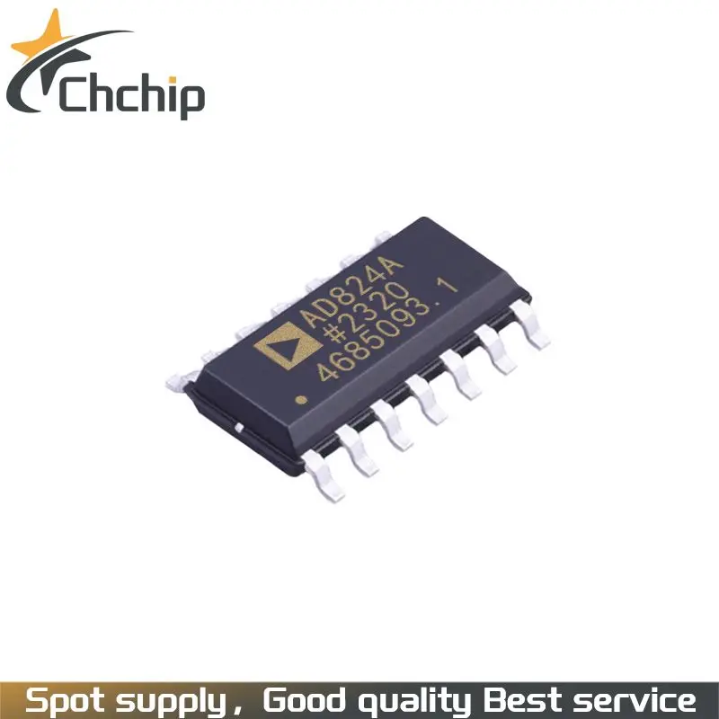 AD824ARZ-14 SOP14 Precision amplifier QUAD FET-INPUT SINGLE SPLY