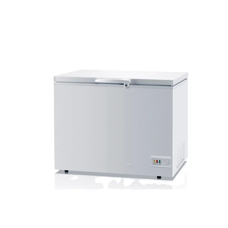 Household Single Door Chest Freezer DSC-215E /197L 42DB 12/24V DC Compressor Solar Eco-Friendly Commercial Hotel