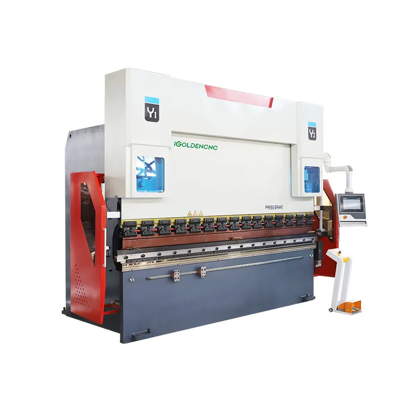 1000Kn 2500Mm Wc67y Hydraulic Cnc Press Brake 4+1 Axis 3Mm Sheet Metal Bending Hine