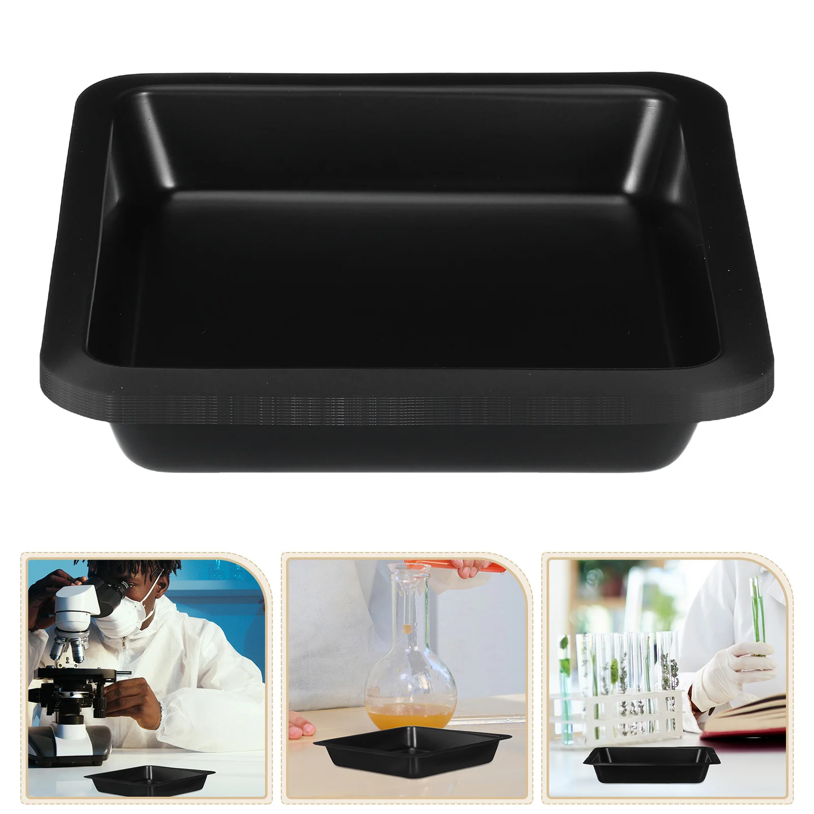 

10Pcs Plastic Weighing Tray Multi-Shaped Lightweight Durable for Lab Powder Liquid Food Testing Reusable Plates