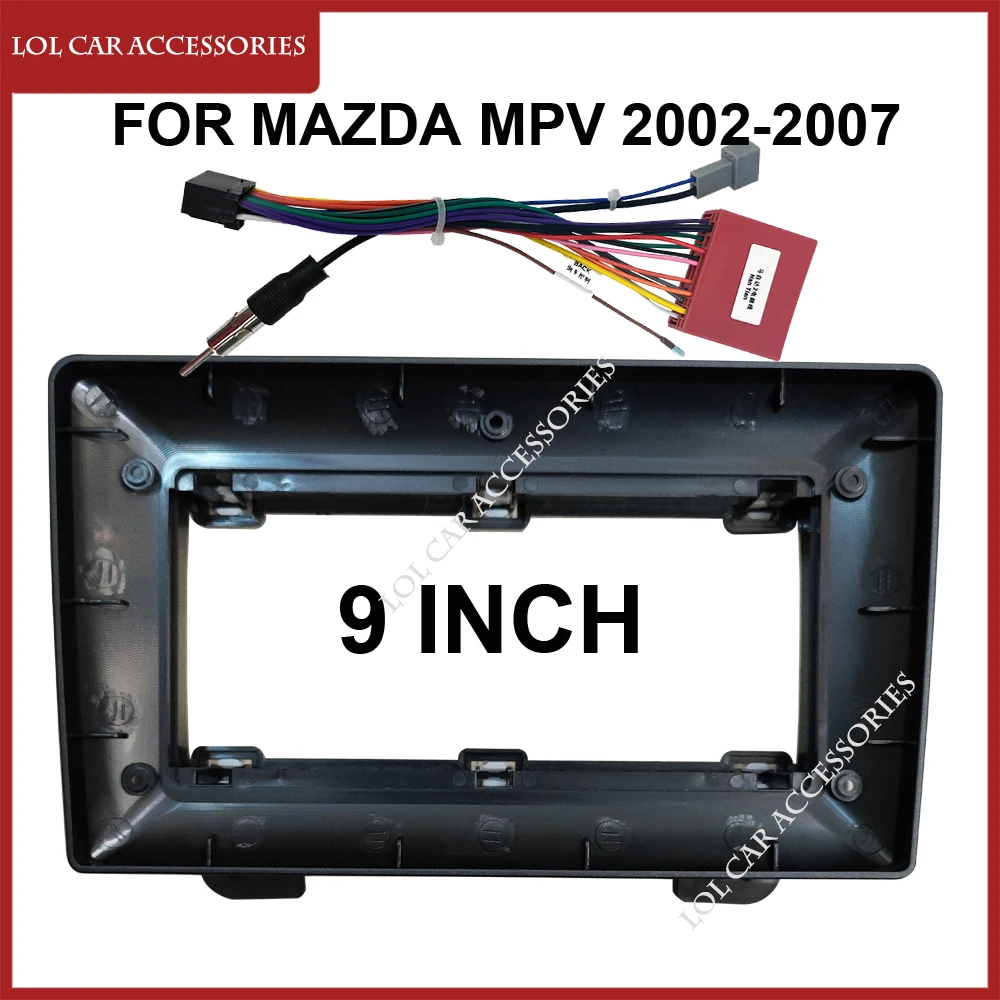 9 Inch QLED Car Radio Stereo 8 Core Android 12 GPS MP5 2 Din Head Unit Navigation For Mazda MPV 2002-2007 Multimedia Player