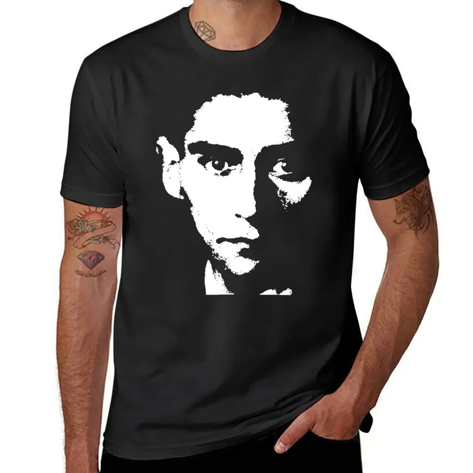 

Franz Kafka Rock Style T-Shirt hippie clothes anime stuff rapper graphic tees man t shirt mens vintage t shirts