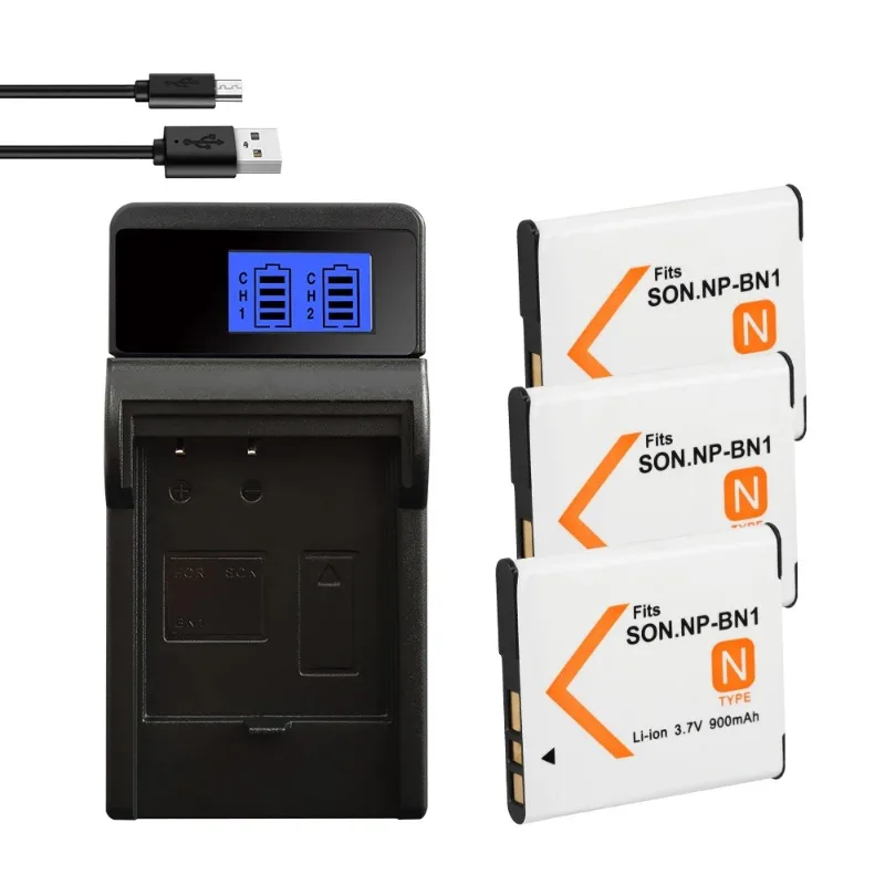 NP-BN1 Pin/NP BN1 Sạc Cho Sony DSC TX9 T99 WX5 TX7 TX5 W390 W380 W350 W320 W360 QX100 NPBN1 900amh Pin