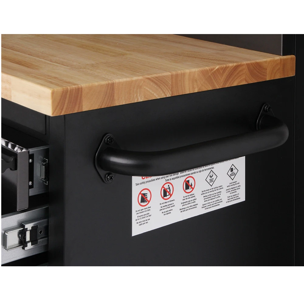 تخزين جراج من الفولاذ المقاوم للصدأ مقاس 72 بوصة، 15 درجًا، خزانة أدوات دوارة وخزانة تخزين #6