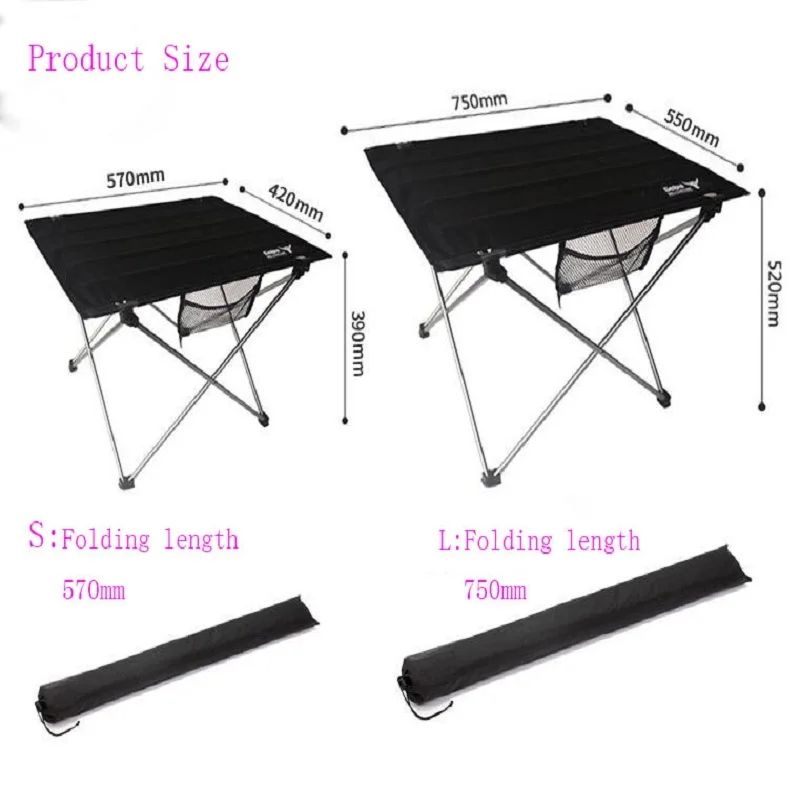 

Ultralight Aluminum Portable Utensils, Picnic Table, Outdoor Camping Folding Desk Accessories, Tableware Furniture, 2023