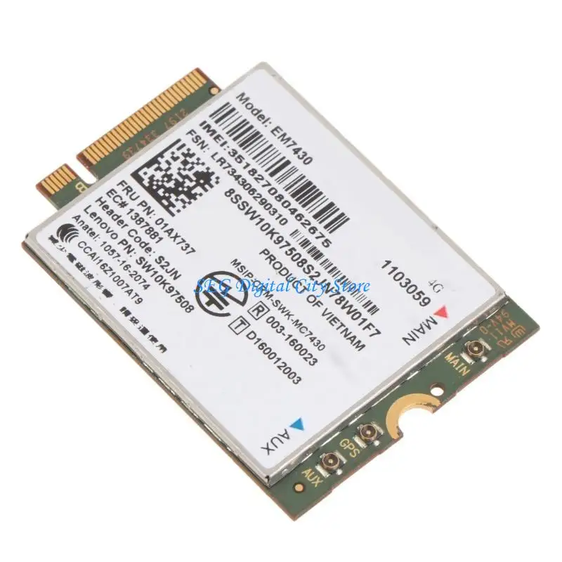 

U75B EM7430 FDD/TDD LTE 4G MODULE WCDMA GNSS 4G Карта для ноутбука X1C Gen5