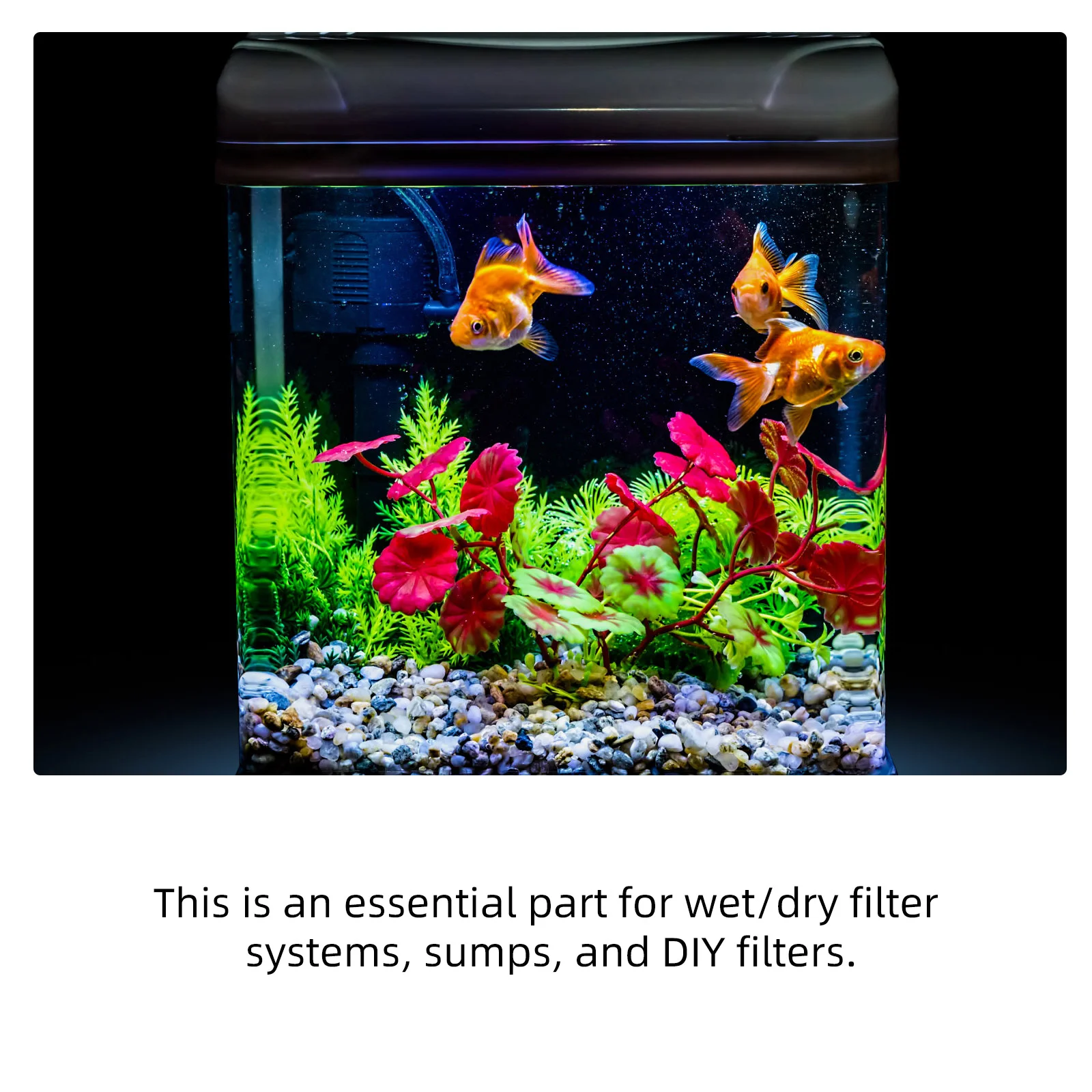 3 Pcs Filter Bag Activated Carbon Sump Aquarium Accessories Padding Polyester Aquariums Clay Socks Sponge Holder for Sink Small