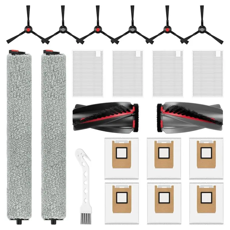 【kitchen-gadget】main-brush-side-brush-hepa-filter-mop-cloth-dust-bag-replacement-robot-vacuum-cleaner-accessories