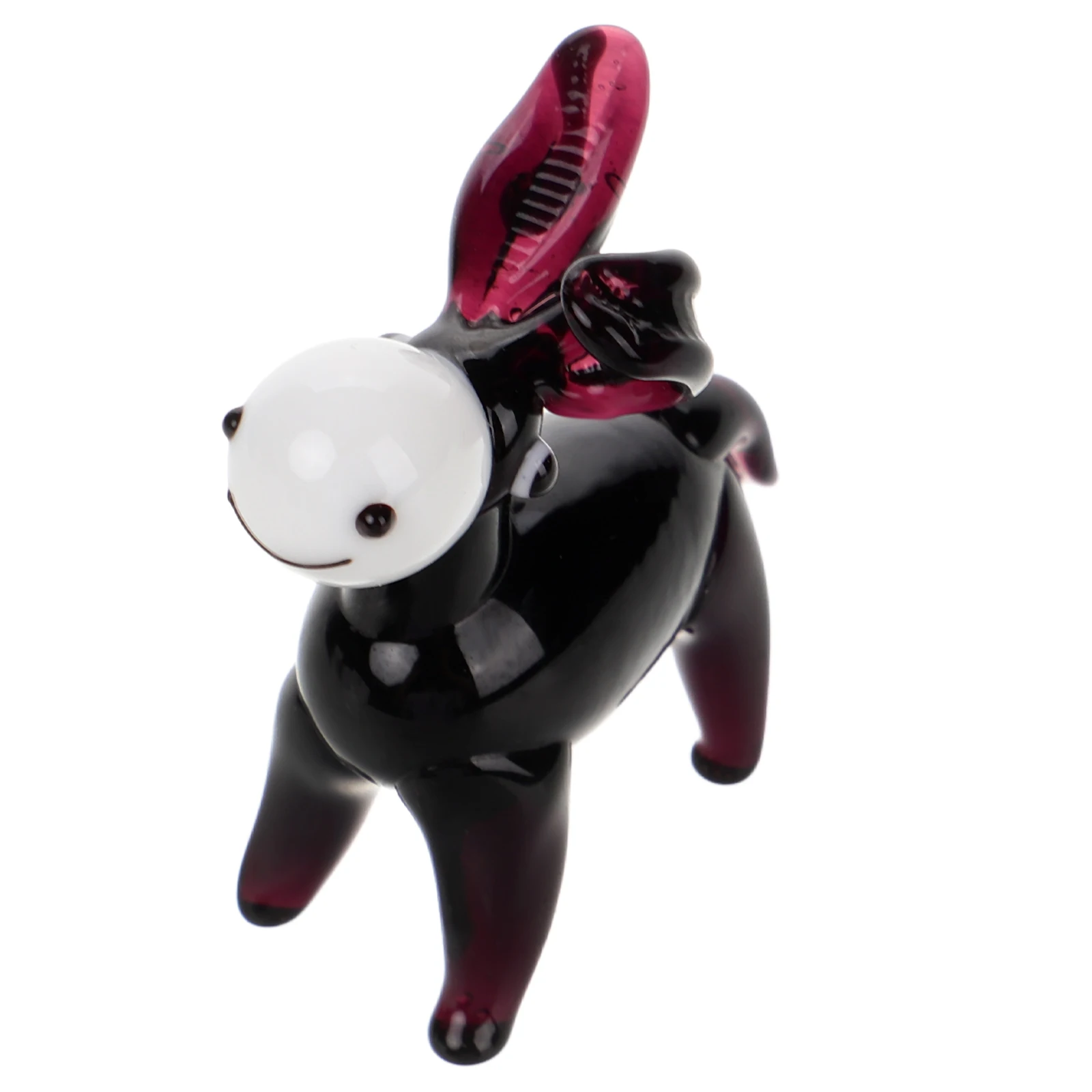 

Little Donkey Ornaments Animal Toy Model Adornment Paperweight Decorations for Home Black Child
