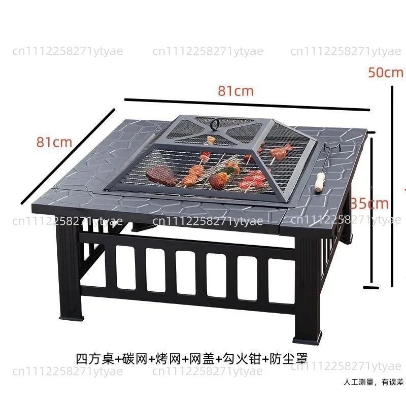 For Making Tea In The Surrounding Full Set BBQ Courtyard Square Stove