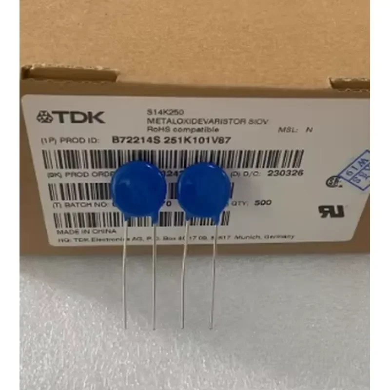 Original new 20pcs/ S14K250 B72214S0251K101 Varistor